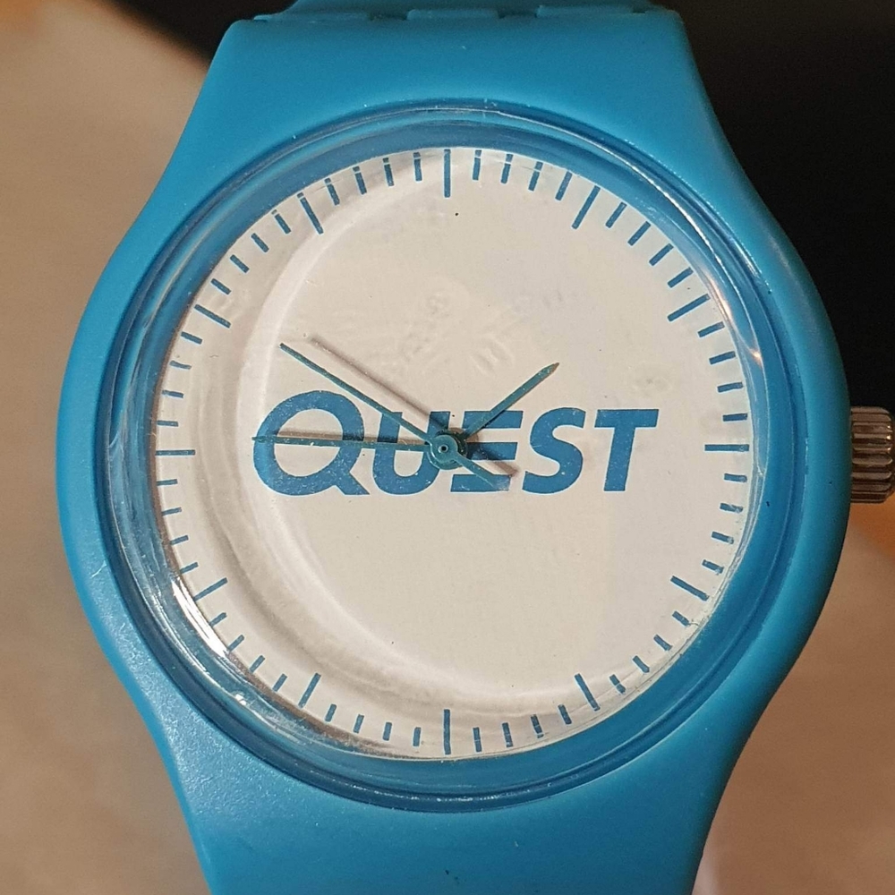 🦋10/$20🦋 Quest Blue/White Silicone Women's Watch